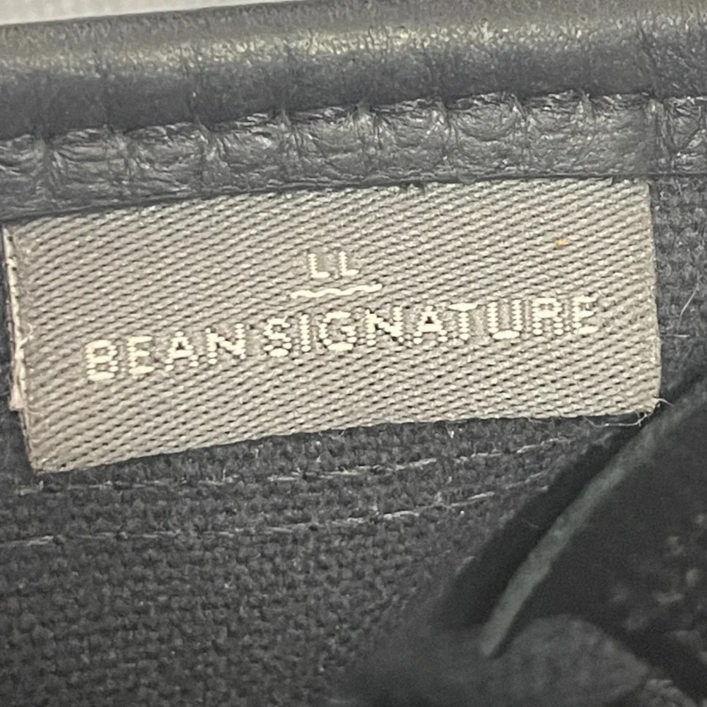 LL Bean Signature Maine Hunting Shoe Black Waxed Canvas Duck Boots Women 7 M